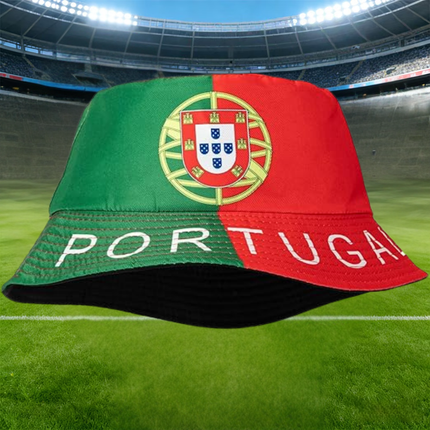 Reversible World Cup Bucket Hat with Lightweight Mesh | Foldable Sun Cap for Outdoor Activities
