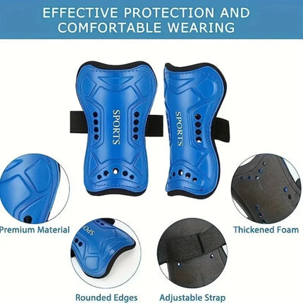 Youth Soccer Shin Guards with Crashproof Leg Sleeves | Lightweight Protection for Young Athletes