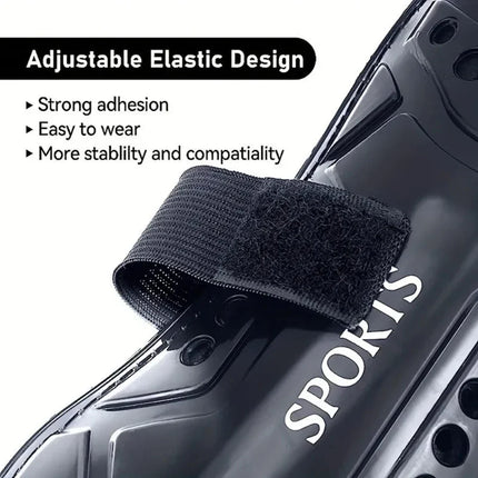 Youth Soccer Shin Guards with Crashproof Leg Sleeves | Lightweight Protection for Young Athletes