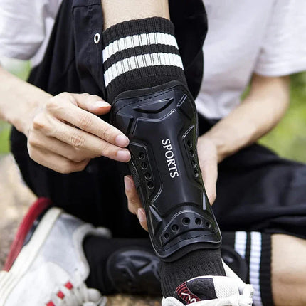 Youth Soccer Shin Guards with Crashproof Leg Sleeves | Lightweight Protection for Young Athletes