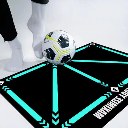 Soccer Training Mat System for Skill Development | 2x6.56 ft Area for Home Practice and Footwork Drills