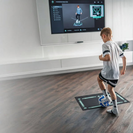 Soccer Training Mat System for Skill Development | 2x6.56 ft Area for Home Practice and Footwork Drills