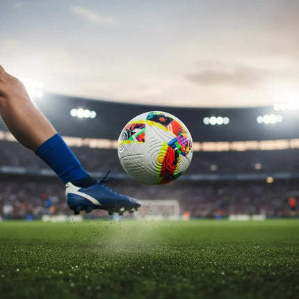 Size 5 Soccer Ball for Training & Matches with Durable PU Construction | Vibrant Design for Enhanced Visibility and Control