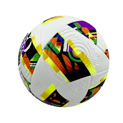 Size 5 Soccer Ball for Training & Matches with Durable PU Construction | Vibrant Design for Enhanced Visibility and Control